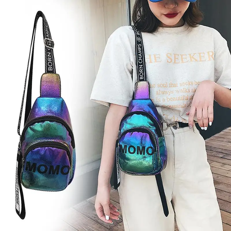 

Chest Bag Waist Pack Shoulder Slash Leisure Multicolor Pu Diagonal Package Shoulder Bags Women Fashion Good To Sell