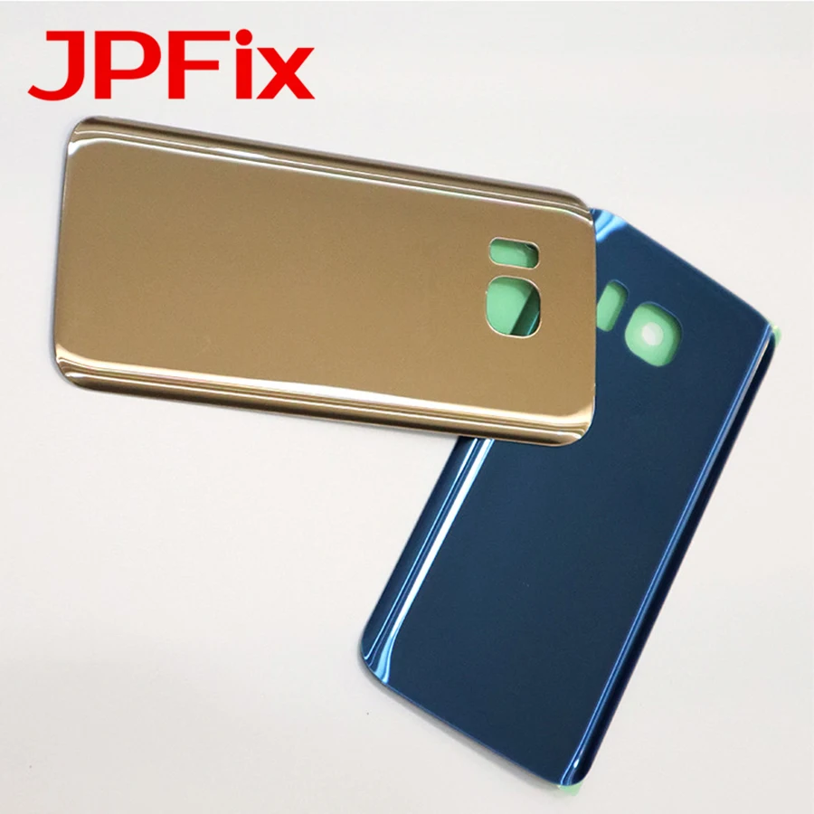 JPFix задняя крышка аккумулятора для samsung Galaxy S7 задняя крышка S7 Edge задняя батарея Задняя стеклянная крышка Задняя Дверь Корпус Замена частей