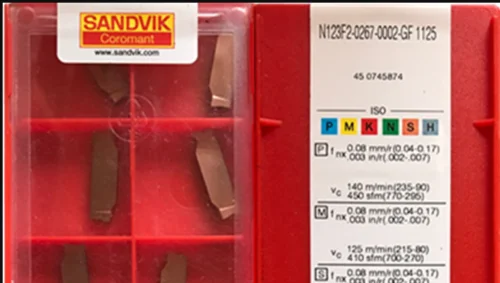 10 шт. вставки карбида N123F2-0267-0002-GF 1125