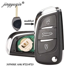 Jingyuqin обновленный ключ для Малайзии Toyota Truguard дистанционный ключ с печатной платой 2/3 кнопки брелок пустой ключ Замена