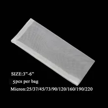 5 шт. " х6" 25/37/45/73/90/120/160 канифоль тепла Пресс Еда Класс канифоль извлечения из нейлоновой сетки канифоли Пресс цедильного мешка BD89C