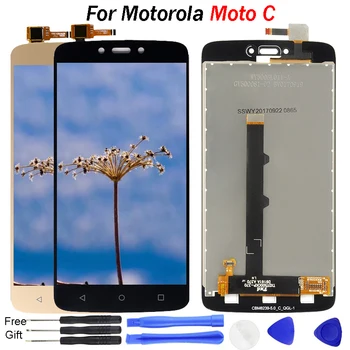 

For Motorola C Display LCD Touch Screen Digitizer Assembly XT1750 XT1755 XT1754 replace For Moto C LCD Display