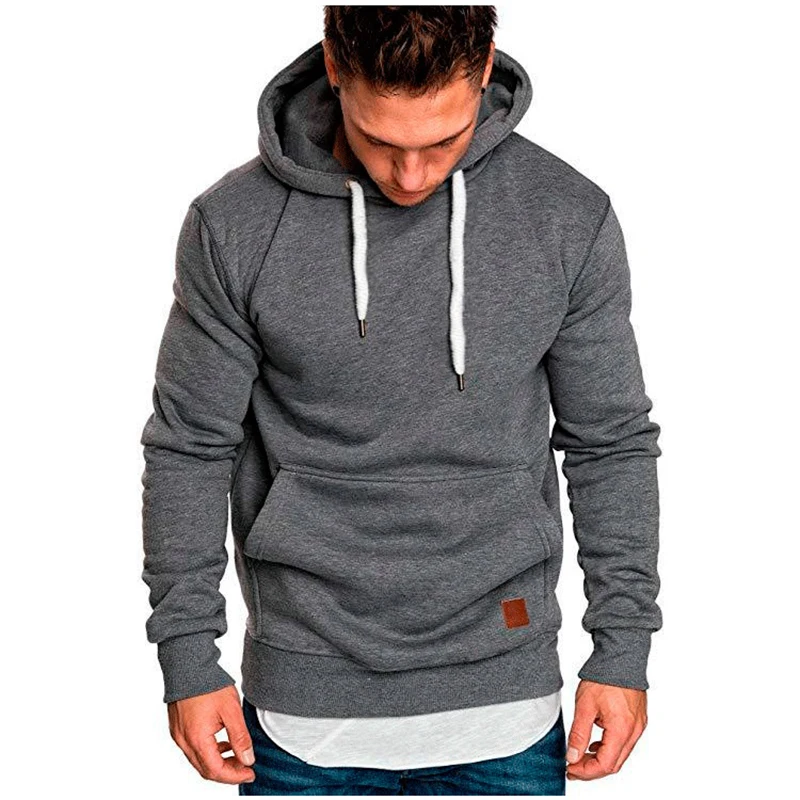 Autumn Winter Men's Hoodies Long Sleeve Hoody Sweatshirt Top Solid Drawstring Pullovers Hoodies Men Clothing Sports Sweatshirts Autumn Winter Men's Hoodies Long Sleeve Hoody Sweatshirt Top Solid Drawstring Pullovers Hoodies Men Clothing Sports Sweatshirts
