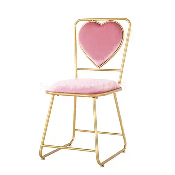 

Nordic Ins Chair Net Red Tea Shop Leisure Chair Dining Chair Modern Minimalist Creative Dressing Nail Stool