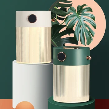 

2PCS Humidifier with Warm Light Crystal Double Nozzle Humidifiers 650ML Large Capacity USB Sprayer for Home Office