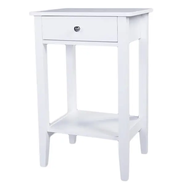 

Two-layer Bedroom Bedside Table with Drawer Home Living Room Modern Coffee Table Floating Window Mini Talk Tea Table
