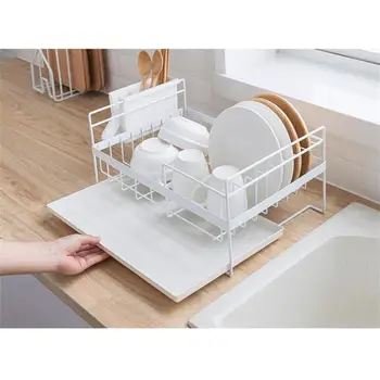 

Dish Drying Rack Multifunctional Bowls Plates Chopsticks Drain Rack Kitchen Storage Rack Cutlery Utensil Organizer Holder