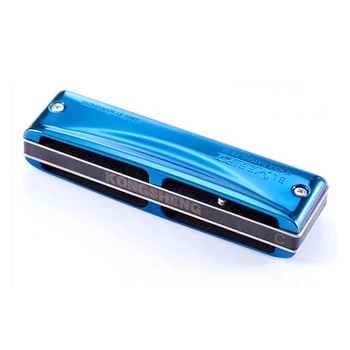 

10 Holes Blues C Key Harmonica High-end Bronze Color Musical Instrument Woodwind Mouth Organ Harmonicas Harps