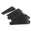 5pcs Black Plastic Door Stop Stoppers Block Wedges Prevent Safety Doorstops ► Photo 3/6