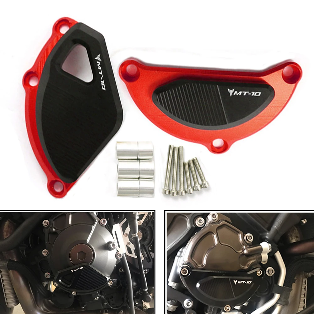 Motorcycle Engine Case Stator Cover Guard Crash Protection Frame Sliders For Yamaha MT 10 MT10