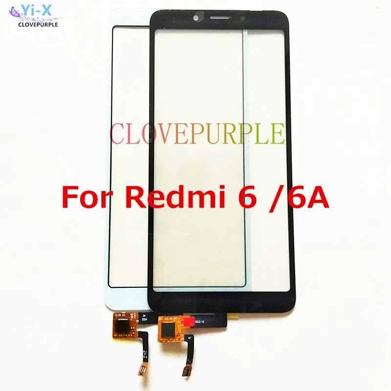 Стеклянный дигитайзер для Xiaomi Redmi 6/6A сенсорный экран ЖК-экран панель внешнее