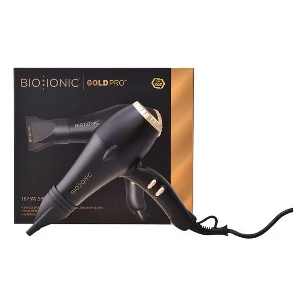 Hairdryer Gold Pro Bio Ionic 1200W Black | Бытовая техника