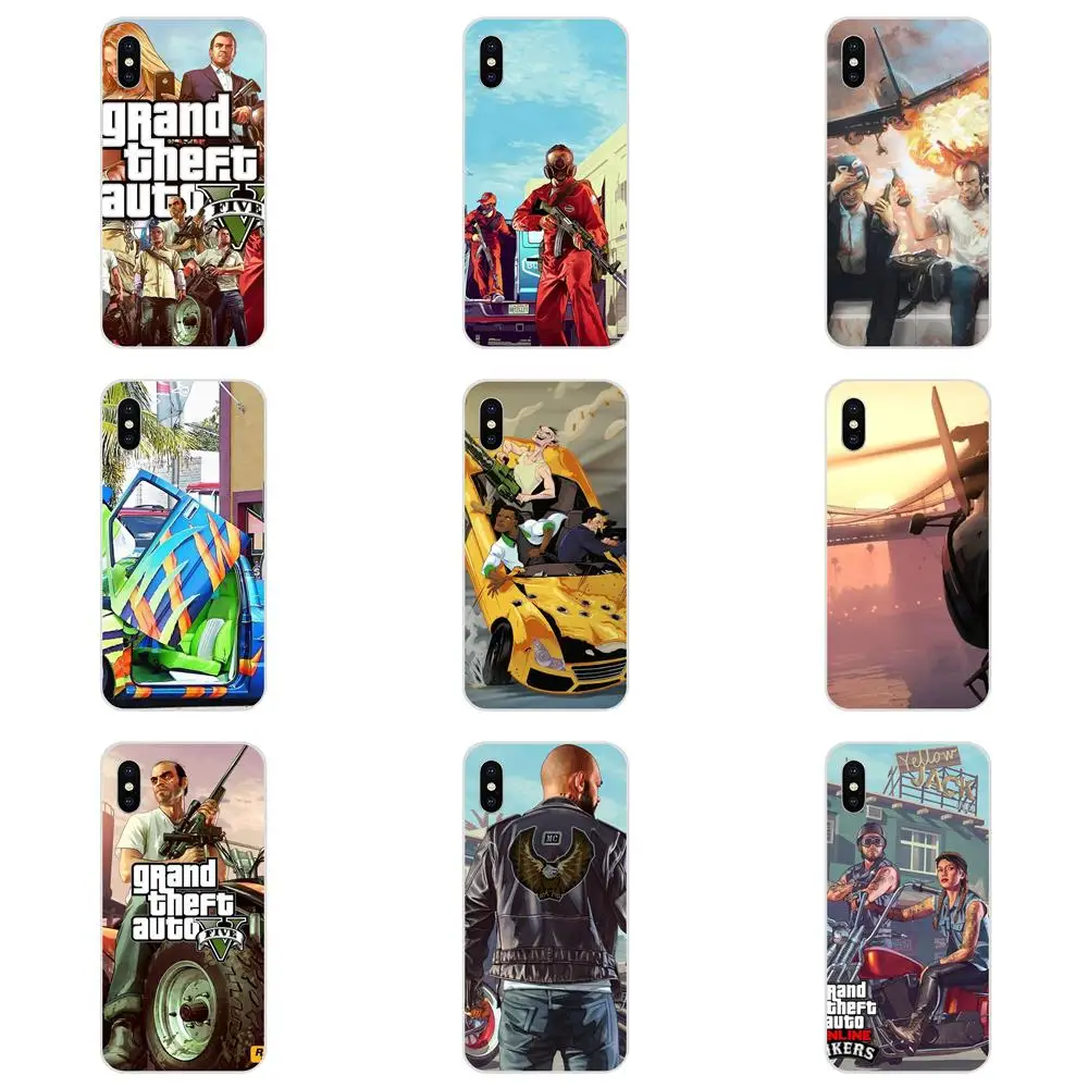 Чехол из ТПУ для Huawei Honor 4C 5A 5C 5X 6 6A 6X 7 7A 7C 7X 8 8C 8S 9 10 10i 20 20i Lite Pro Grand Theft Auto Gta V цветной |
