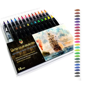 

Soft Watercolor paint brush pens for art Painting Markers Coloring Books