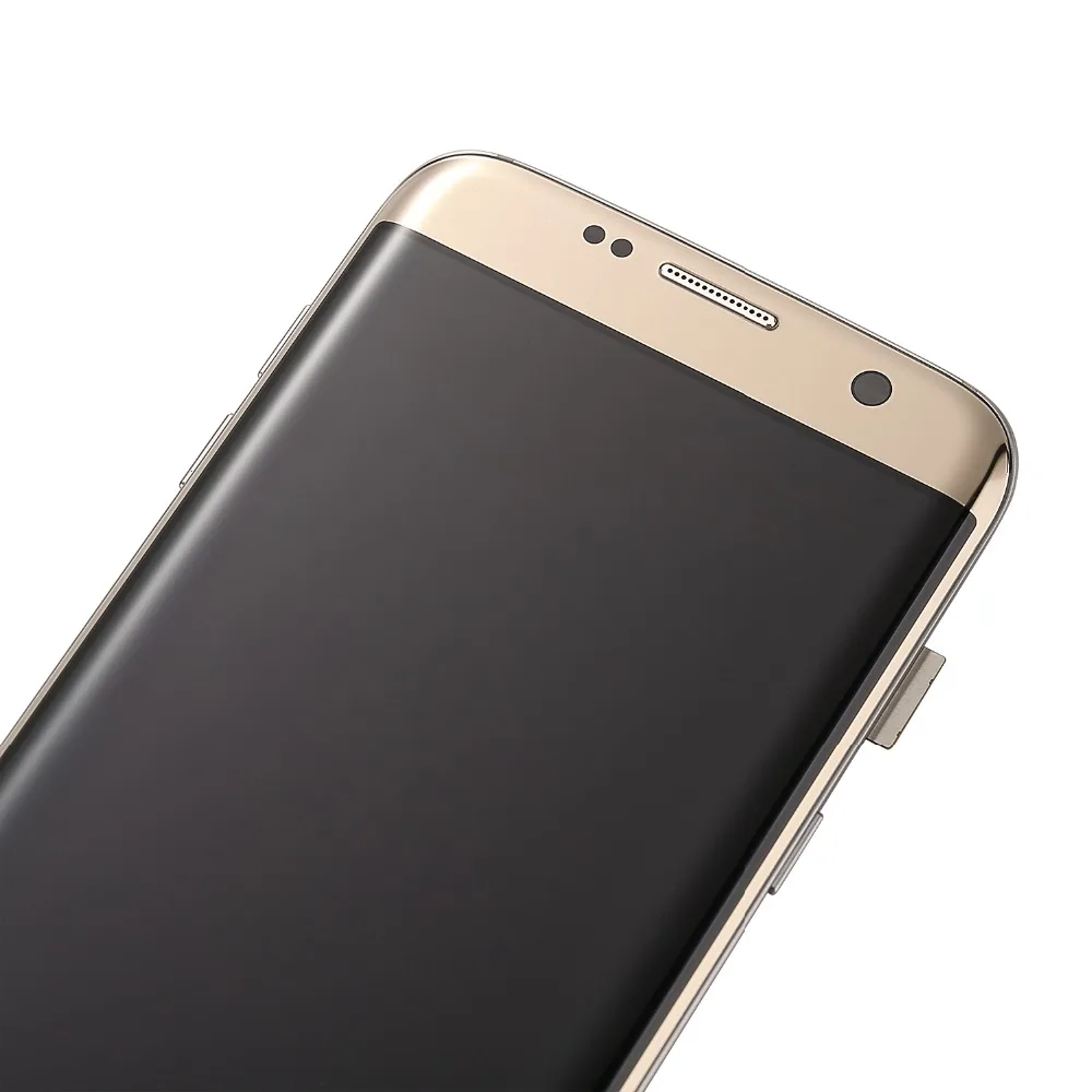 Рабочий 5," супер Amoled lcd для SAMSUNG Galaxy S7 edge дисплей G935 G935F lcd s дисплей+ кодирующий преобразователь сенсорного экрана в сборе