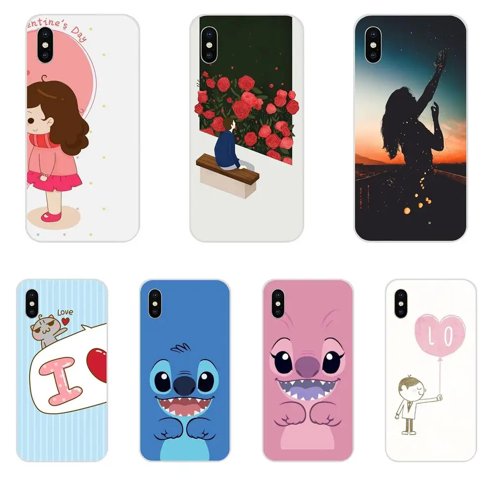 Soft TPU Print Capa Sweethearts Lover For LG G2 G3 G4 G5 G6 G7 K4 K7 K8 K10 K12 K40 Mini Plus Stylus ThinQ 2016 2017 2018 | Мобильные