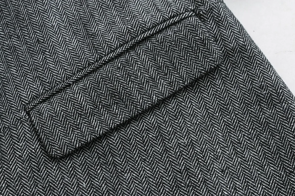 Jacket Women Spring's New Women's Blazer European-style Fashion Herringbone Pleated Sleeve Blazer Jacket Women