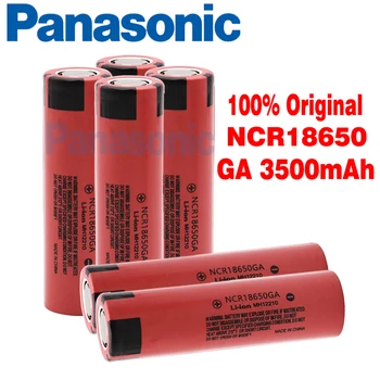 

Panasonic NCR 18650GA 30A discharge 3.7V 3500mAh 18650 rechargeable battery flashlight flat-top lithium battery