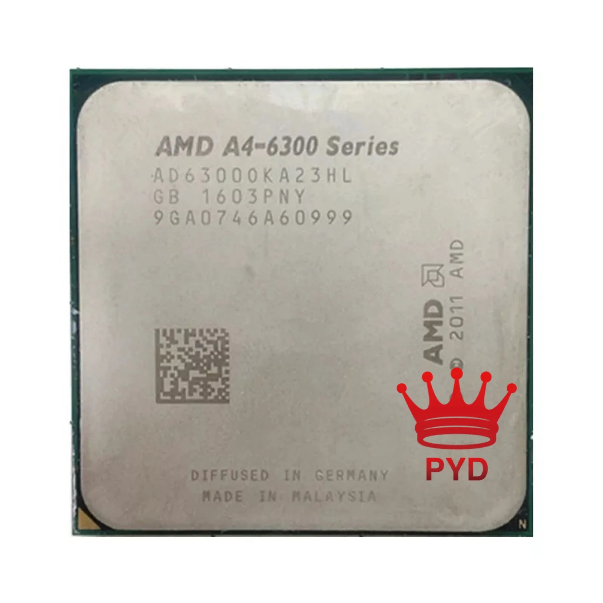 Процессор AMD A4-Series A4 6300 6300k двухъядерный процессор AD6300OKA23HL /AD630BOKA23HL разъем FM2 3 7 ГГц |