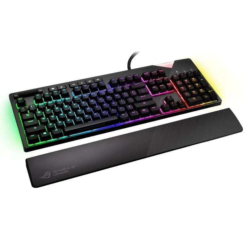 Клавиатура ASUS ROG Strix Flare 90MP00M0 B0RA00 Cherry MX red switches проводная механическая USB RGB