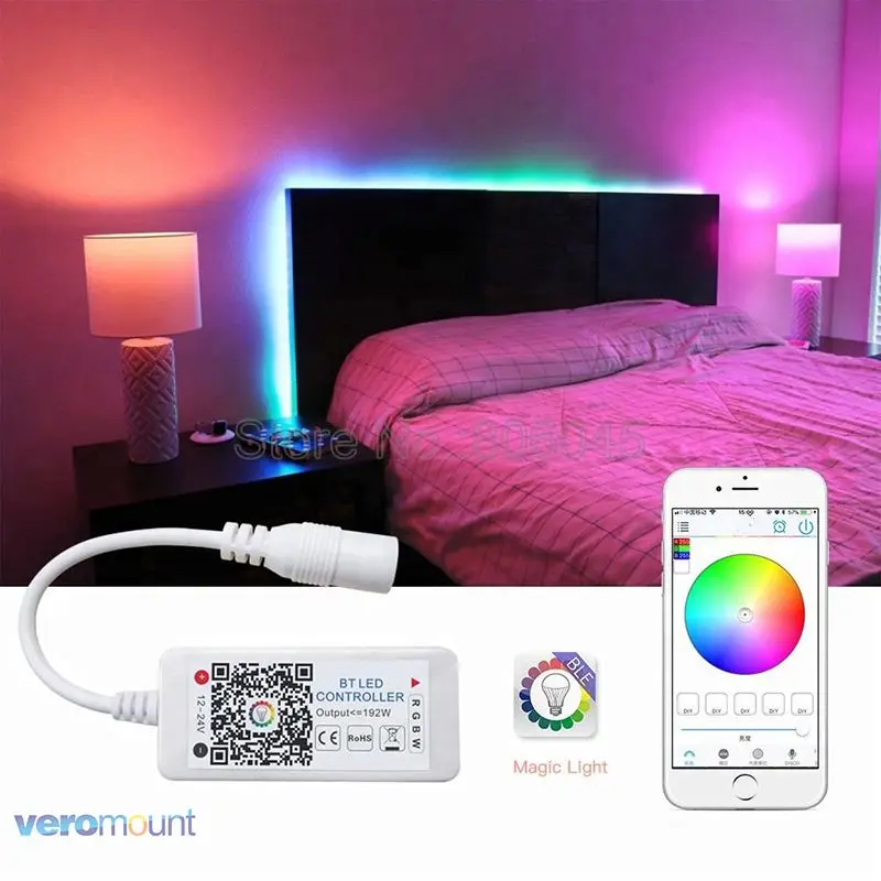 Magic Home Bluetooth Wifi RGB RGBW RGBWC Светодиодная лента для управления смартфоном приложение для управления РЧ/ИК-пультом Alexa Google Голосовое управление