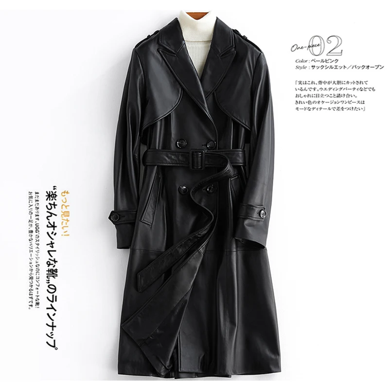 lautaro-autumn-long-black-pu-lather-trench-coat-for-women-long-sleeve-belt-epaulets-2022-british-style-fashion-leather-overcoat