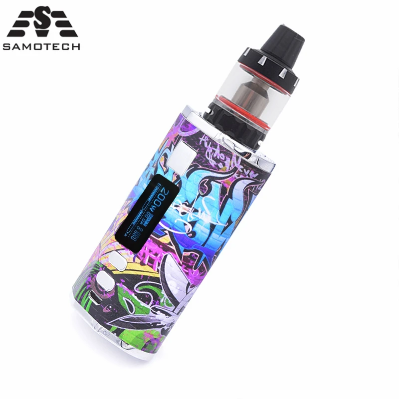 DV 200 Вт vape pod Комплект 4500 мАч встроенный аккумулятор с 0.3ohm 3 0 мл Танк светодиодный