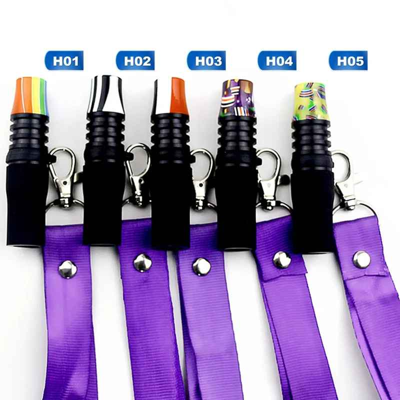 

Reusable Hookah Mouthpiece with Hang Rope Strap Shisha Mouth Tips Silicon Water Pipe Mouthpieces Chicha Narguile Accessories