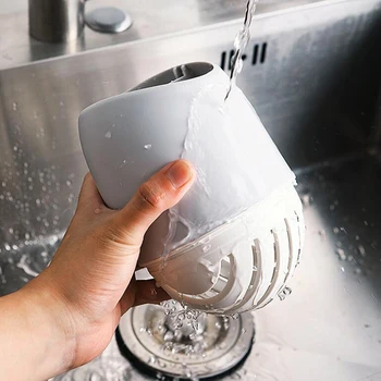 

Creative Chopsticks Storage Box Kitchen Multifunctional Round Chopsticks Cutter Storage Cage Home Simple Drain Chopsticks Tube