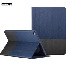 Чехол для iPad Air 2, ESR из искусственной кожи Smart Cover Чехол-книжка с подставкой с функцией автоматического сна/пробуждения экологический чехол для Air 2