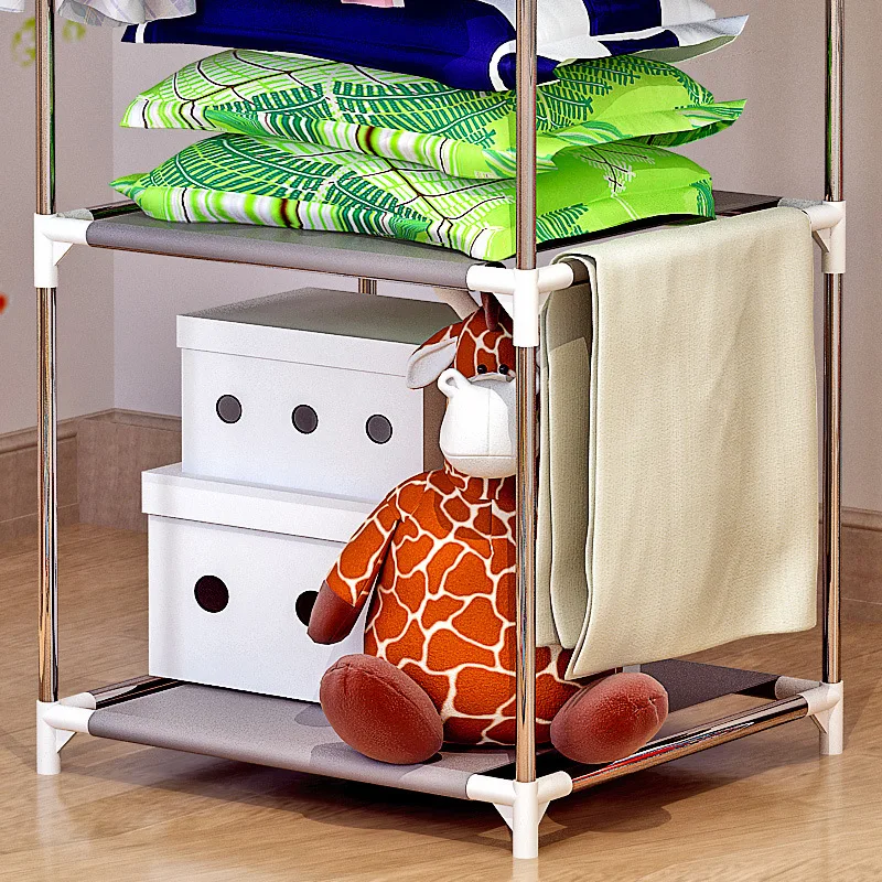 Kopen Costway Kleerhanger Rack Floor Hanger Opslag Garderobe Kleding Droogrekken Porte Manteau Kledingrek Perchero De Pie