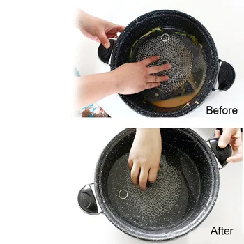 

Cast Iron Cleaner Stainless Steel Scrubber for Grill Scraper Skillet Ovens Waffle Iron Pan MU8669