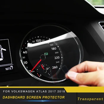 

For Volkswagen VW Atlas Teramont Car Dashboard Monitor Screen Protector Film Cover Trim Sticker Interior Accessories