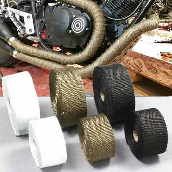 

Motorcycle Exhaust Tape Wrap Covers For YAMAHA fz8 tracer 900 gt yz 125 r6 2007 vino fz1 mt 09 tracer r6 2008 valentino rossi