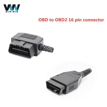 

Universal OBD to OBD2 16 Pin Connector OBD II OBDII 16 Pin Male Adapter support obd obd2 standard protocols Plug J1962 Connector