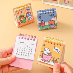 Calendrier de bureau à rabat en papier pour nouvel an 2022, planificateur mensuel et quotidien pour l'école et le bureau, fournitures d'affichage classiques 1 pièce 