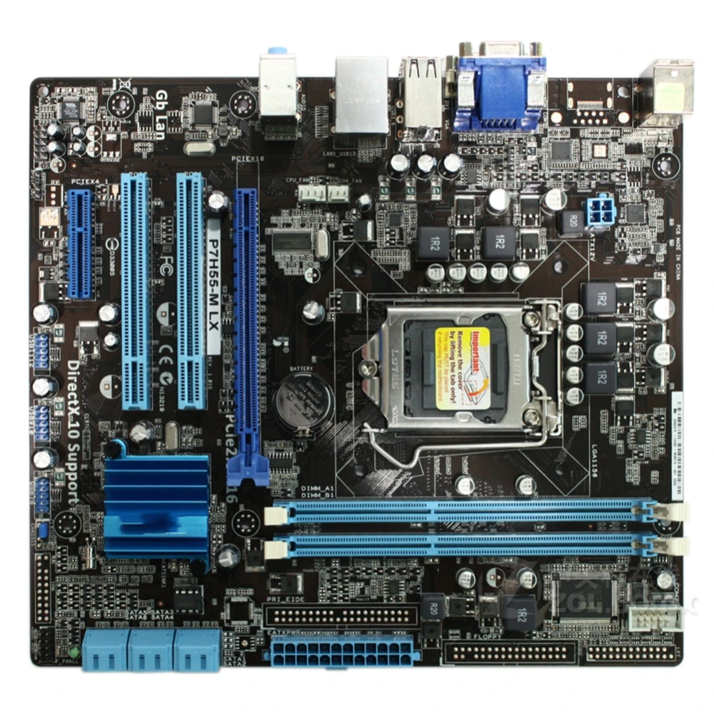 ASUS P7H55M LX LGA 1156 DDR3 board I3 I5 I7 mainboard 8GB H55 Desktop
