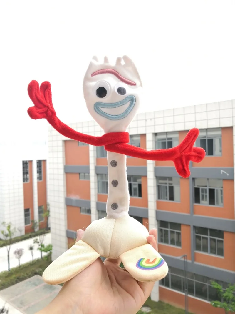 

27cm Movie Toy Story 4 Forky Figure Cartoon Stuffed Soft Plush Doll Toys For Children