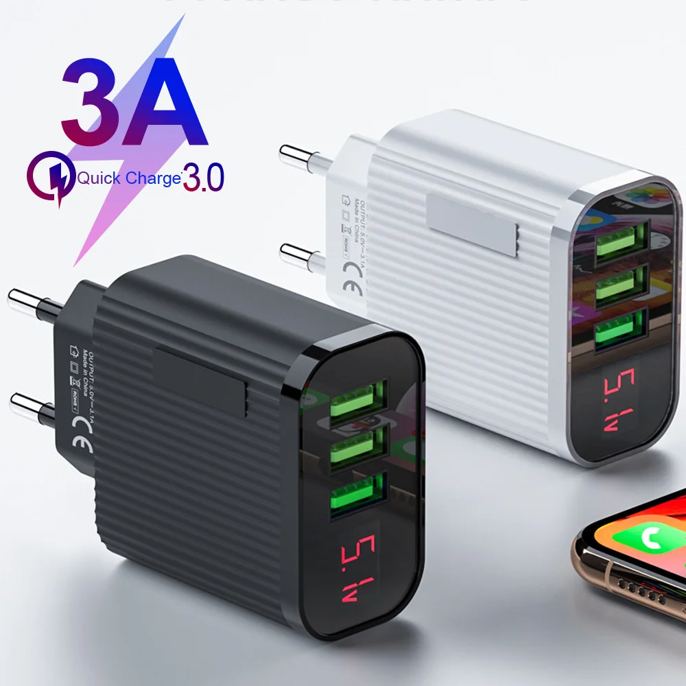 Зарядное устройство с 3 USB-портами А | Мобильные телефоны и аксессуары