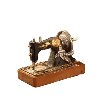 

Retro old fashioned old sewing machine decoration study restaurant LOFT window Home decoration shooting props