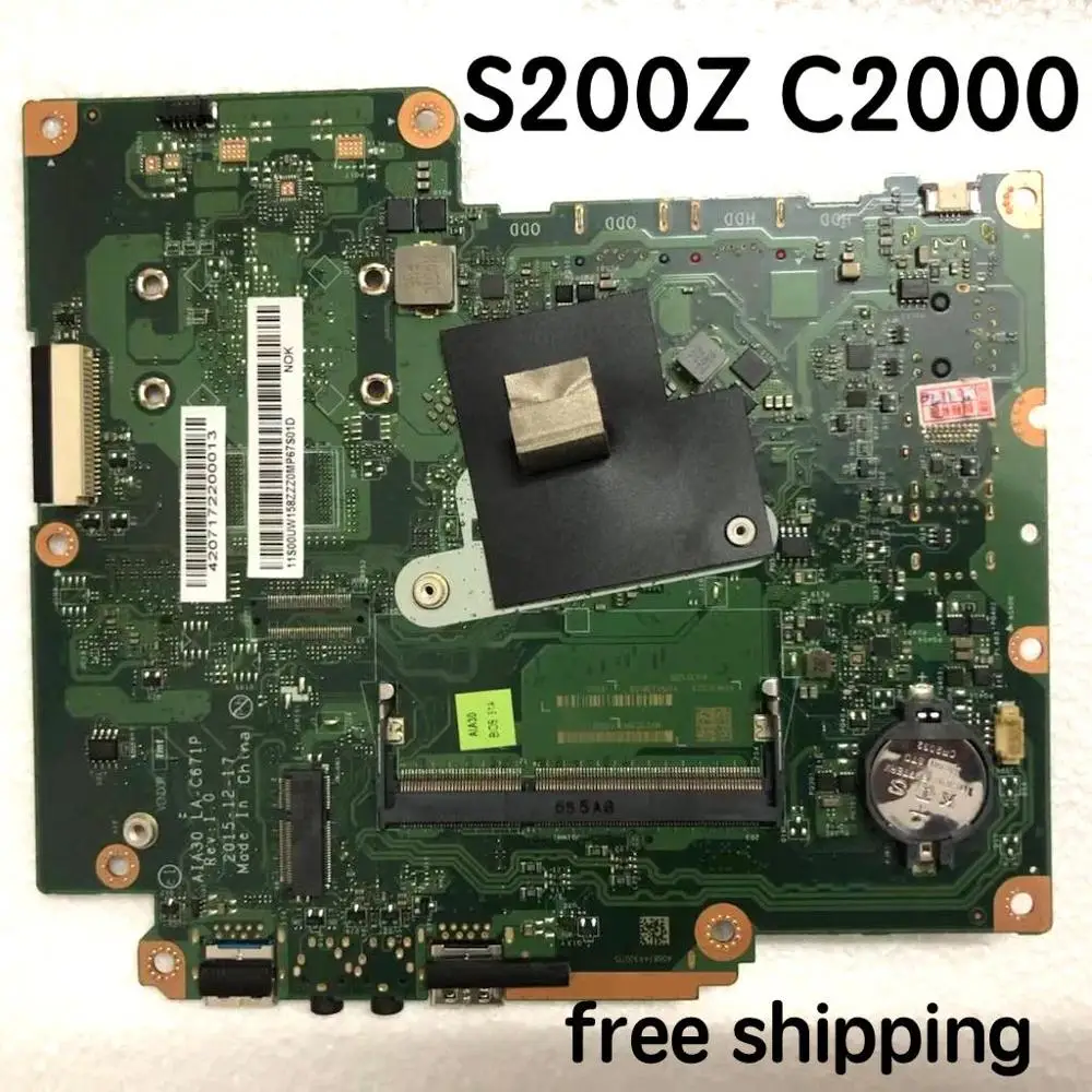 

N3700 AIA30 For Lenovo S200Z C2000 AIO motherboard LA-C671P IBSWSC 03T7441 motherboard 100%tested fully work