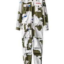 Мужской комбинезон с длинными рукавами, мужской камуфляжный комбинезон, одежда для пары, мужская одежда с несколькими карманами, рабочая одежда в стиле хип-хоп, спецодежда, камуфляжные комбинезоны