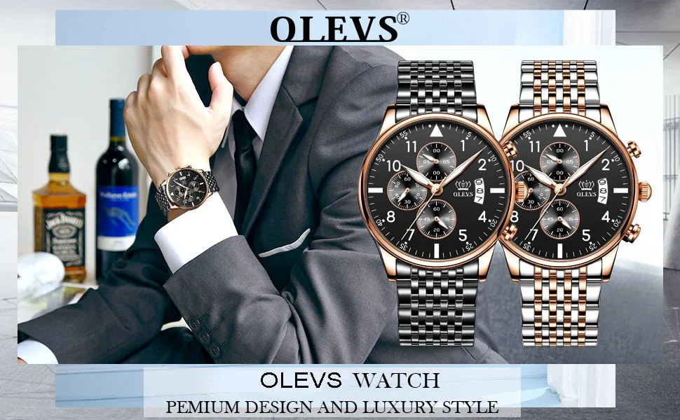 OLEVS 2869 Men Quartz Watch 6