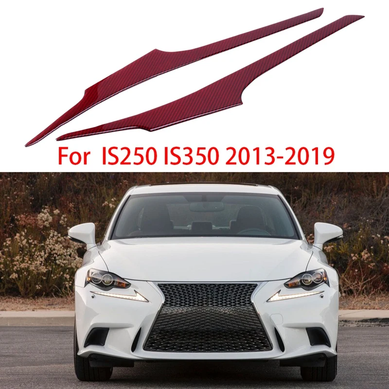 Car Red Inner Door Handle Armrest Cover Trim Strip Sticker for Lexus IS250 IS350 2013-2019 Interior Mouldings | Автомобили и