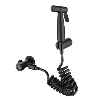 

Stainless Steel Pressurized Spray Gun Set Toilet Small Shower Toilet Flushing Double Outlet Small Shower Shower Cleaner