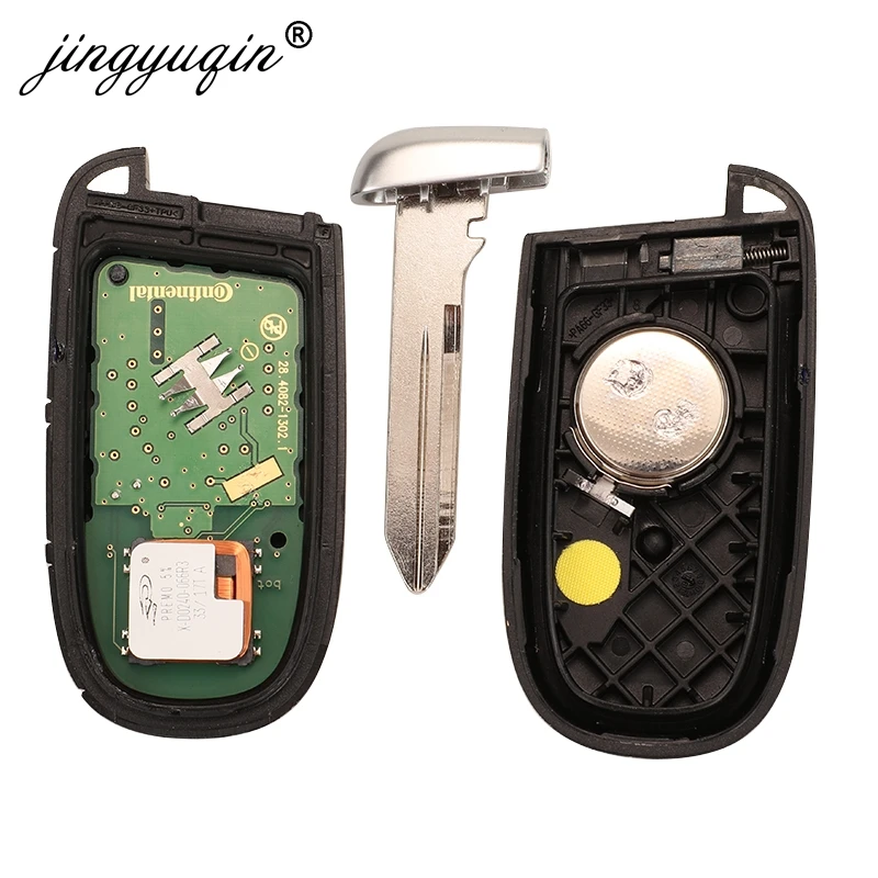 JINGYUQIN GENUINE PARTS SMART REMOTE KEY FOB FOR DODGE JOURNEY CHALLENGER SRT CK CHARGER M3N40821302 433MHZ ID46 CHIP 2/3/4/5BTN