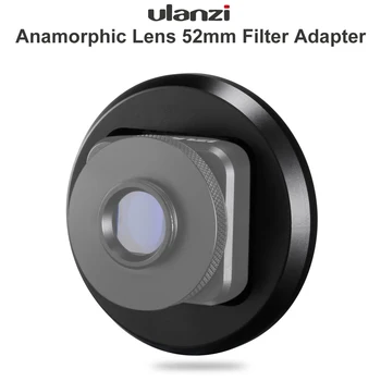 

Anamorphic Lens 52mm Filter Adapter for Mobile Phone 1.33X Wide Screen Video Slr Movie Mobile Phone Lens Videomaker Filmmaker