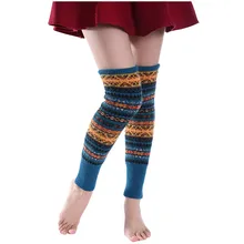 Женские носки, зимние Компрессионные носки, повседневные, Boho, вязаные,, гетры, носки, свободные, Skarpetki Sokken