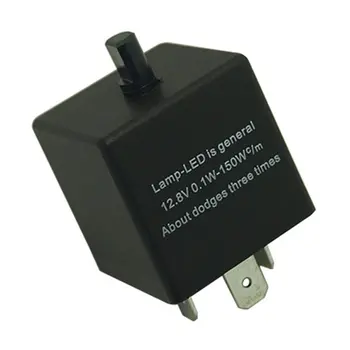 

CF14KT frequency adjustable LED flashing Flasher Relay to prevent rotation of car and motorcycle LED lights flash relay