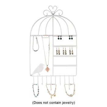 

Metal Jewelry Display Rack Iron Earring Necklace Holder Jewelry Display Hanger Creative Earring Necklace Storage Stand